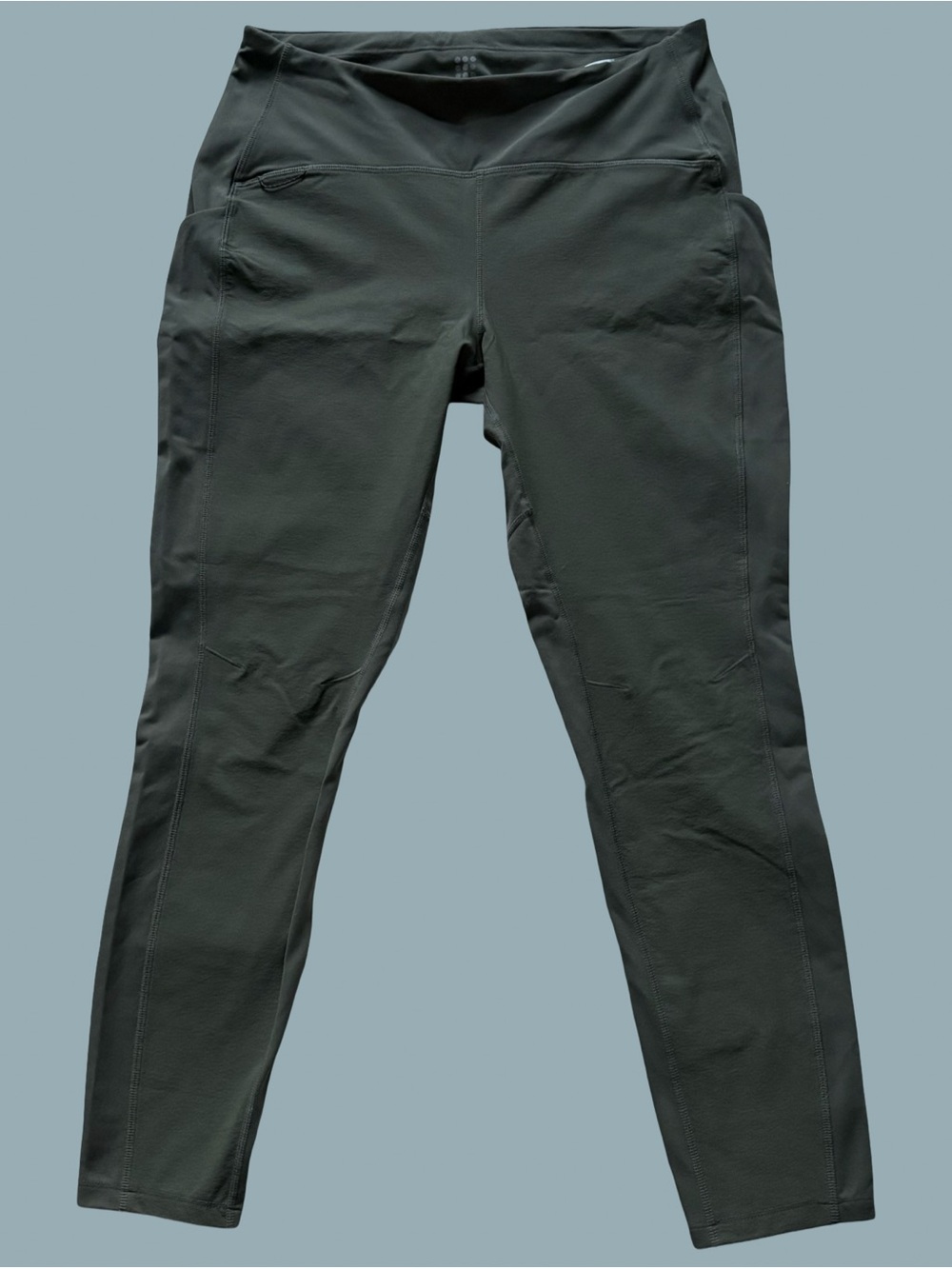 Title Nine Sylvan Hybrid Hiking Tights Leggings Olive